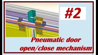 ⚡ Pneumatic door open close mechanism #2, Engineering and Robotics