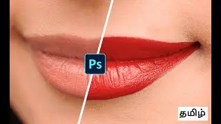 How to create realistic Lipstick effect in photoshop #photoshopTutorials #photoshoptips&tricks