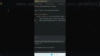 What is just() in project reactor.    