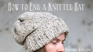 How to End a Knitted Hat : FREE Wisdom Slouchy Hat Knitting Pattern