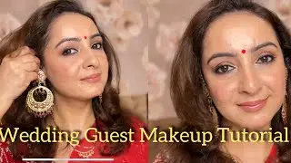 Wedding Guest Makeup look | Makeup with red outfit