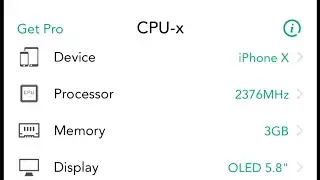 How to check iPhone ram and cpu