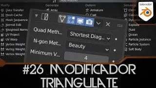 #26 Triangulate en Blender 2.9 - Modificadores Blender