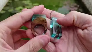 Кулон и Кольцо из Эпоксидной Смолы и Дерева | Как Сделать