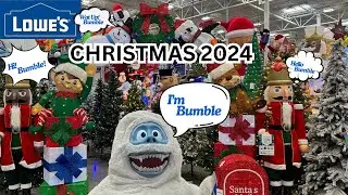Lowes Christmas 2024 | Animatronics and Christmas decor