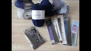 Распаковка: пряжа Infinity Big Merino, Ecafil Princess, Mafil Kajal, чулочные спицы и большой помпон