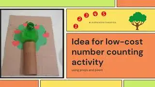 Low-cost number counting activity  | Toddlers Activities 