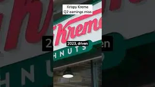 Krispy Kreme stock drops after slight earnings miss