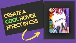 Create a cool hover effect in CSS