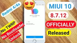 How to Install MIUI 10 in Redmi 4/4x | NO TWRP , NO BOOTLOADER UNLOCK