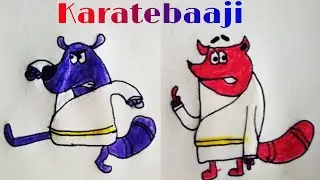 Happy Lucky Drawing/Easy drawing of Happy lucky/Happy laki/Happy lucky/karatebaaji