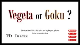 VEGETA OR GOKU ?            #thedebate #anime #dragonball #vegeta #goku #shorts #short #foryou #fyp