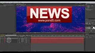 How to create a news intro in After Effects and upload a Pond5 project