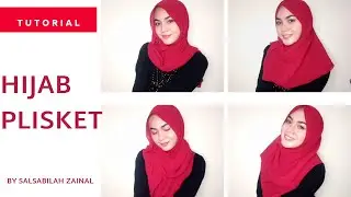 TUTORIAL HIJAB PASHMINA PLISKET | Simple, Syar'i, Easy