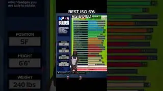 BEST 6'6 ISO POINT GUARD IN NBA 2K24..