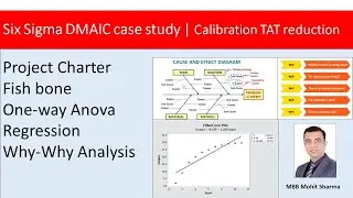 DMAIC case study | Calibration TAT Reduction| Six Sigma case study