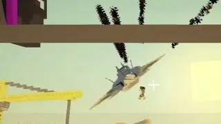 Minecraft Flan's Mod Battles 7: F-22 adventures