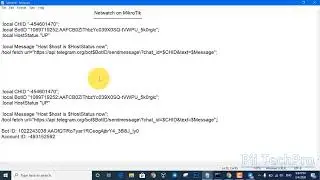 Monitoring alert up and down on MikroTik using Telegram