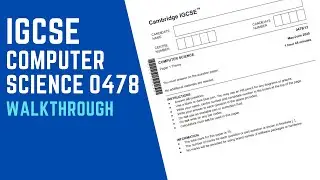 IGCSE Computer Science 0478 May/June 2020 Paper 1
