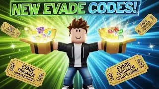 🔥  NEW SECRET CODES in ROBLOX EVADE! (Forsaken Update)