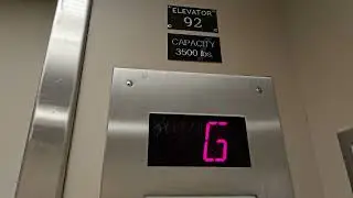 Aug 2023: Modded 1965 Dover Traction Left Elevator | UW Suzzallo Library | Seattle WA
