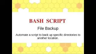Bash Script: File or Directory Backup to another location