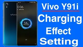 Vivo Y91i Charging Animation || Charging Animation Setting On Vivo Y91i