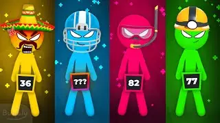Stickman To Get the Most Points Wins $10,000 - Stickman Party Minigames