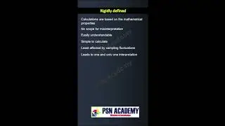 Meaning of "Rigidly defined" in statistics