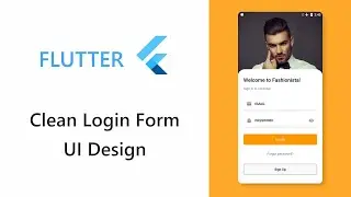 Flutter Clean Login Form UI Design