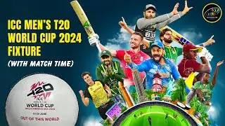 #ICC Men's #T20WorldCup 2024 Full Schedule | ICC Men's #T20WorldCup2024 Schedule With Match Time