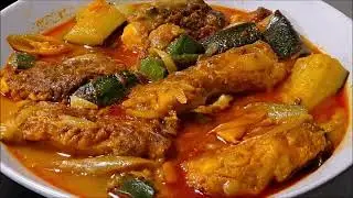 জুকিনি দিয়ে মাছ রান্না করলাম - Mas Ranna Recipe Bangla - Fish and Zucchini - Bangladeshi Mum Finland