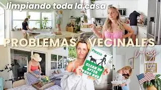 🇺🇸 PROBLEMAS con los vecinos, MUEBLES nuevos y día de LIMPIEZA 🫧 NUESTRA VIDA EN USA - VLOG