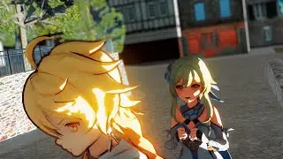 【MMD】AETHER SAVES LUMINE | Genshin Impact Animation