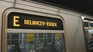 IND Subway: Delancey/Essex Street-bound R160A Half-Cuomosized E Train@57th Street