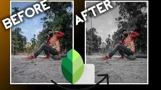 How To Make Black&White Background Of Any Picture | SnapSeed | En Editz