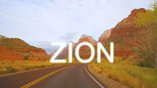 Driving tour of Zion National Park in the Fall