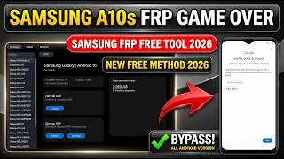 Samsung A10s FRP Bypass 2026 | Latest Working Method | Google Account Remove