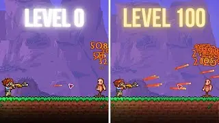 Terraria, But damaging enemies UPGRADES my GUN