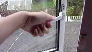 Bedroom-Window View of Storm Ciara, 90MPH, 13 Degrees, Light Rain: Real Feel 5 Degrees.