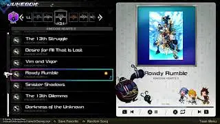 Kingdom Hearts Melody of Memory Jukebox
