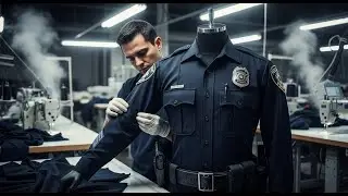 How USA Police Uniforms Are Made Inside Factory | Complete Manufacturing Process Explained