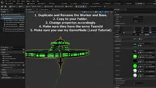 Unreal Engine 5 - RTSUnitTemplate Tutorial: Creating and Managing Worker Units in Your RTS Game