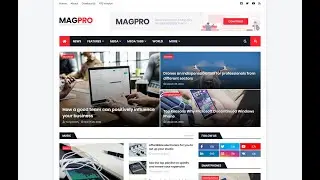 MagPro - Responsive News & Magazine Blogger Template