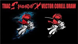 trac samurai x vector corell draw