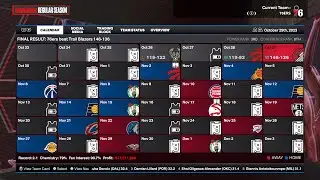 NBA 2K24 MyNBA | How to Use the Calendar