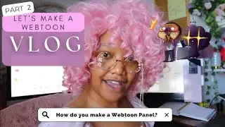 DISNEY COLLAB PR Unboxing|| Let's Make a WEBTOON Panel || Day in the Life of a Webtoon Comic Artist