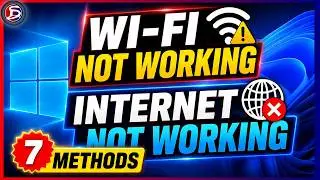 How to Fix Wi-Fi Missing | WiFi Internet not working | Wi-Fi Internet Issue Windows 10 | Windows 11