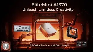 Hands-on with Minisforum EliteMini AI370 Mini PC - AMD Ryzen AI 9 HX370 CPU / 890M iGPU #ai #gaming