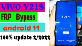Vivo Y21S  Frp Bypass android 11 | Google Account Lock | Without Disable Google Play Service App